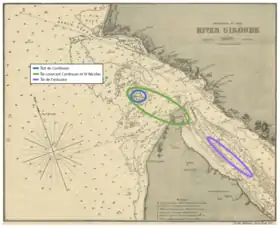 Hypothèses de localisation de l'île légendaire d'Antros à l'embouchure de la Gironde.