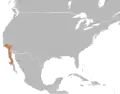 Distribution de Hypsiglena ochrorhyncha klauberi