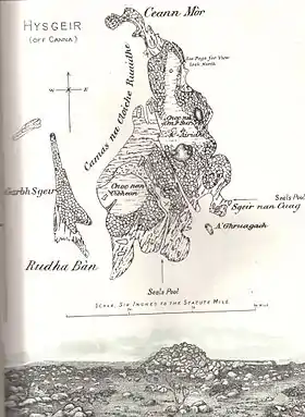Ancienne carte de Hyskeir - 1892