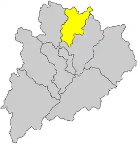 Localisation de Jiāolǐng Xiàn