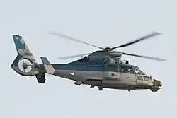 Hélicoptère militaire israélien utilisé comme ambulance aérienne.