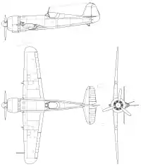 vue en plan de l’avion