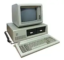 IBM PC 5150 en 1983.