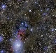Le nuage moléculaire géant de Persée avec les pouponières d'étoiles IC 348 et NGC 1333.