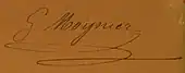 signature de Gustave Moynier