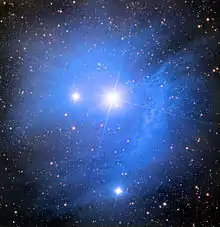 Description de l'image IC 4605 reflection nebula in 32 inch Schulman telescope.jpg.