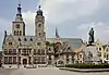 (nl) Stadhuis, belfort en politiecommissariaat van Diksmuide