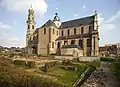 2010 : abbatiale de l'ancienne abbaye de Ninove partiellement détruite.