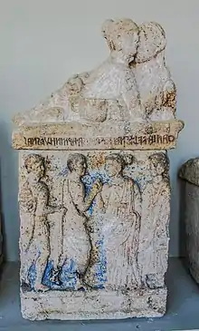 Sarcophage des époux.