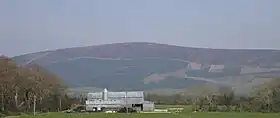 Vue de Church Mountain depuis le sud.