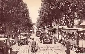 Cours Belsunce, dans les années 1920.