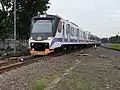 Une rame automotrice diesel de la Philippine National Railways