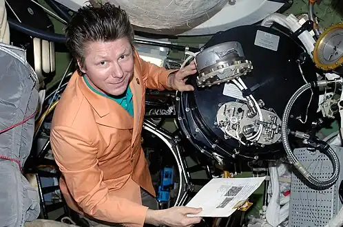 Padalka dans le module Pirs (expédition 20).