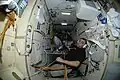 Maxim Souraiev à la radio dans le module  Zarya (21 octobre)