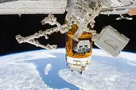 Île d'Anticosti vue depuis la Station spatiale internationale