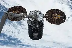 Cygnus OA-7 saisi par le Canadarm 2