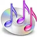 Logo d’iTunes 1(de janvier à octobre 2001)