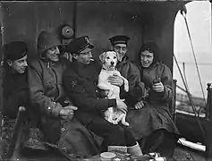 Le chien Pluto était la mascotte du HMS Cossack.