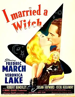 Description de l'image I Married a Witch (1942) poster artwork.jpg.