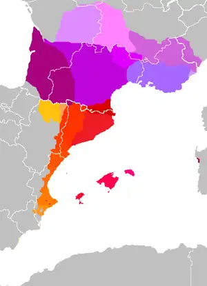 La région occitano-romane moderne