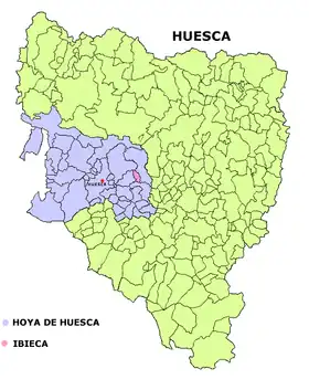 Localisation de Ibieca
