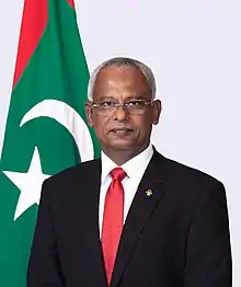 Image illustrative de l’article Président de la république des Maldives