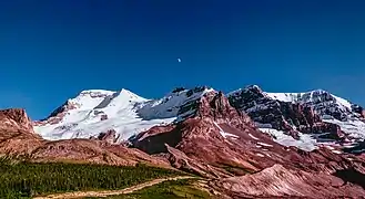 Des montagnes du parc national Jasper (été 2013).