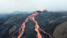 Volcan en Islande.