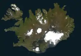carte : Géographie de l'Islande