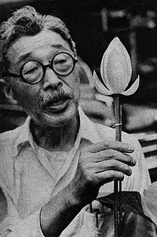 Ichiro Oga et le lotus Oga 1952