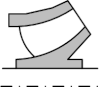 Icon of semi-axial impeller with high nq