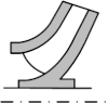 Icon of semi-axial impeller with low nq