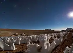 « Pénitents gelés par le clair de lune ».