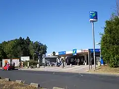 Vue de la gare routière.