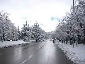 Neige à Ifrane