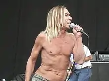 Photographie d'Iggy Pop au Sziget Fesztivá de Budapest en 2006