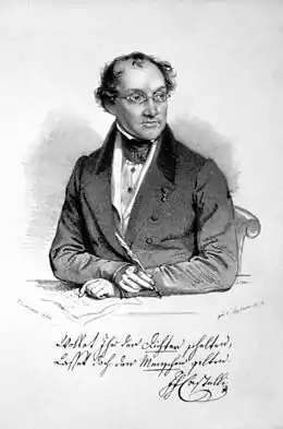 Joseph Kriehuber, Ignaz Franz Castelli