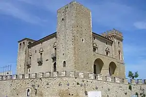 Les tours du château.