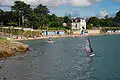 Plage sur l'île