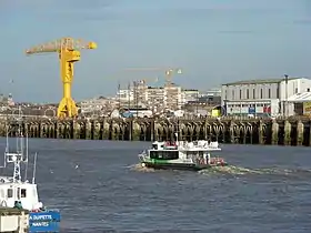 Navibus dans le secteur immédiat de la découverte du corps de la victime.