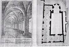 Plan de l'église Notre-Dame Etat primitif