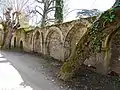 mur de l'ancien cloître