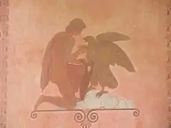 Le dieu métamorphe Zeus, en aigle (mythologie grecque).