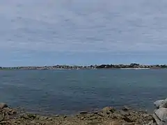 Vue de la partie Sud de l'île de Batz : de Porz an Eog à Porz Aliou.