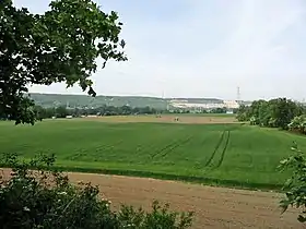 L'île de Rangiport, vue vers l'aval.