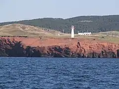 Le phare vu de la mer