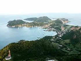 La baie des Saintes.