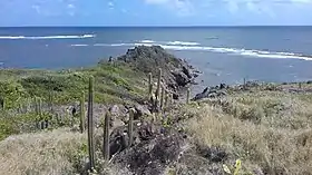 Barrière de corail devant l'îlet.