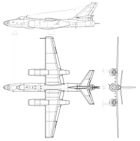 vue en plan de l’avion