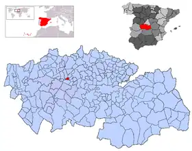 Localisation de Illán de Vacas